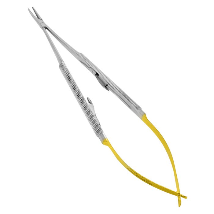 Castroviejo Needle Holders 18cm TC Curved - Image 2