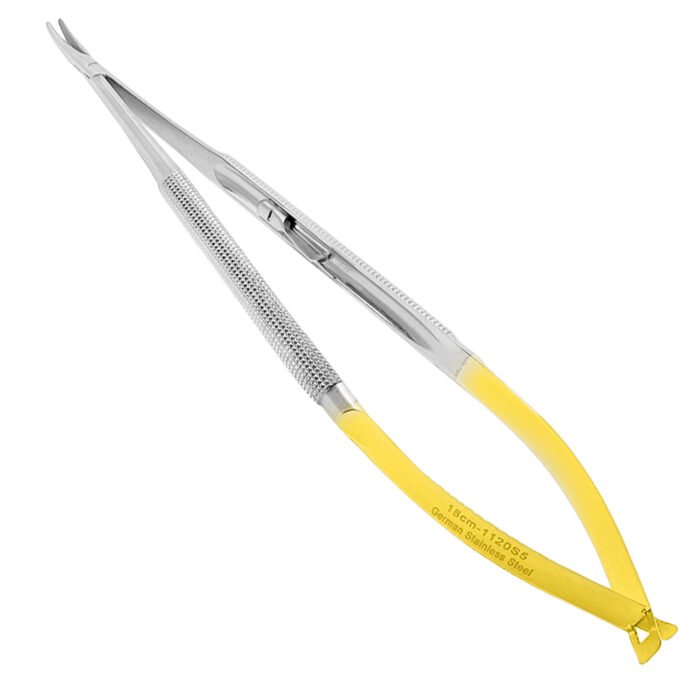 Castroviejo Needle Holders 18cm TC Curved - Image 4