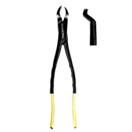 Extracting Forceps Fig. 88L Upper Molar Left - BLACK AND GOLD - Premium Dental Surgical Instrument