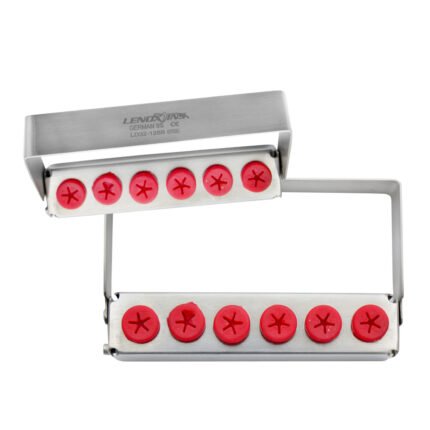 Bur Holder for 6 - Compact and Efficient Dental Storage Solution
