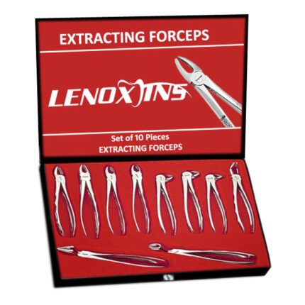 Extracting Forceps Set of 10 - Precision Dental Surgical Instrument Set