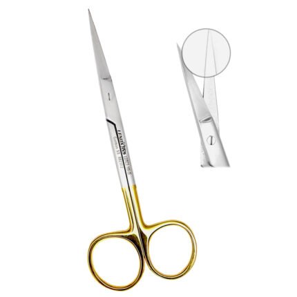 Iris Scissors 11.5cm Straight TC - Precision Dental Surgical Instrument