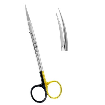 Kelly Scissors 16cm Curved TC - Super Cut - Precision Dental Surgical Instrument